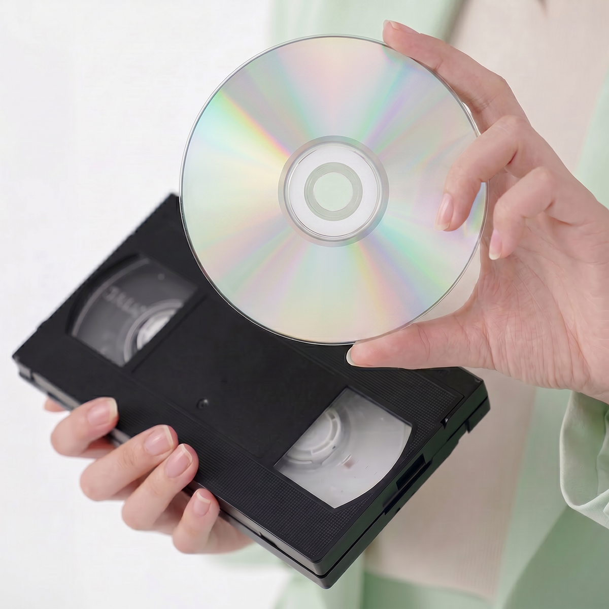 ビデオテープからDVDにダビング